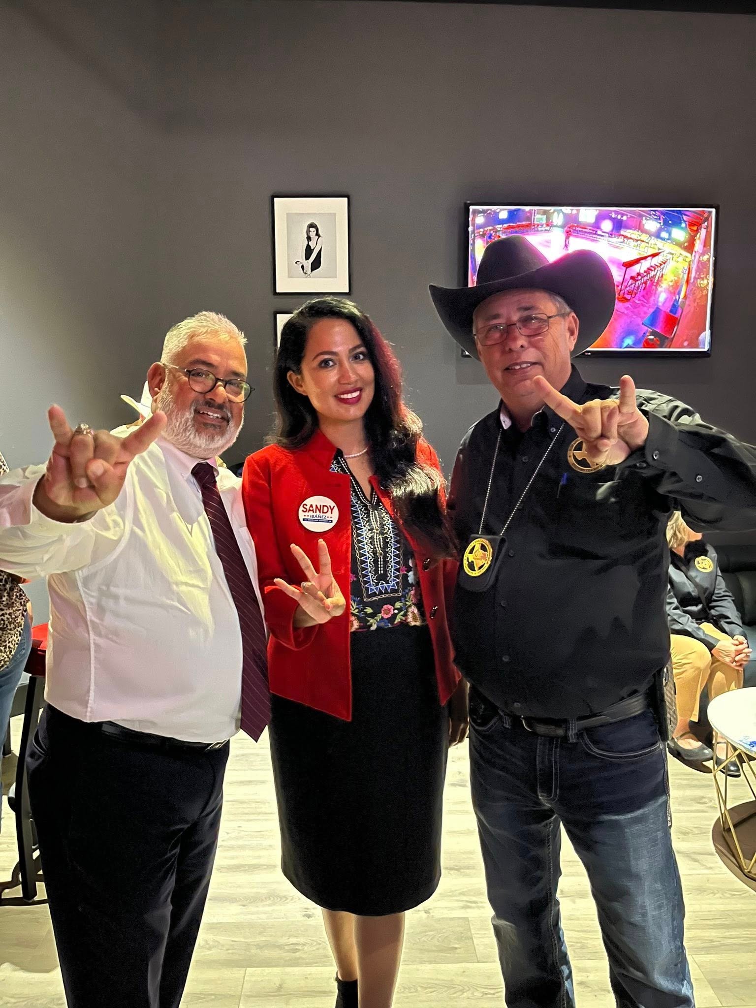Stephen Longoria at a campaign event