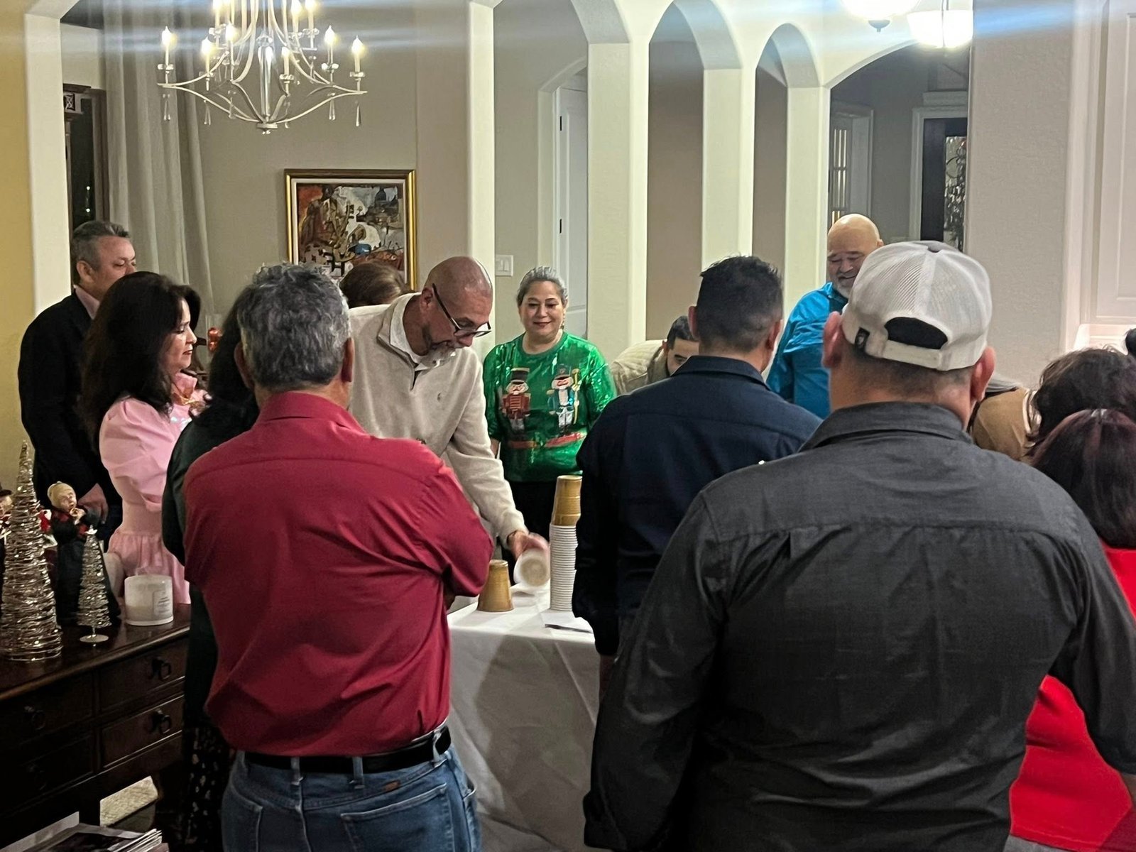 Stephen Longoria at a Fort Bend gathering